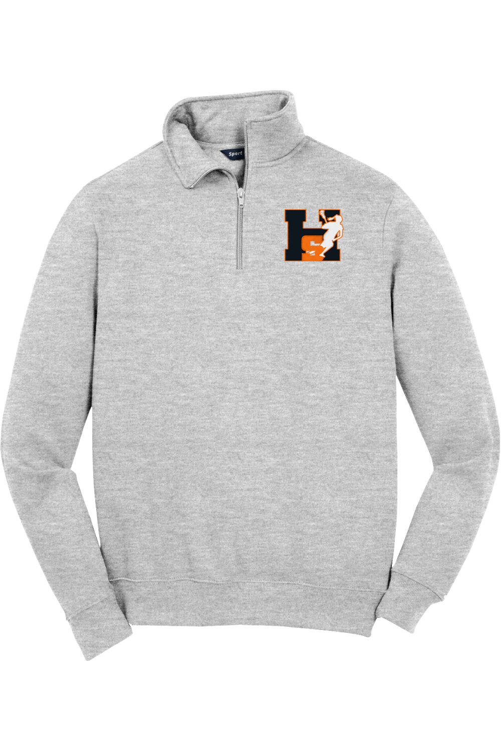 House of Sports LC Adult Embroidered Quarter-Zip Pullover Signature Lacrosse