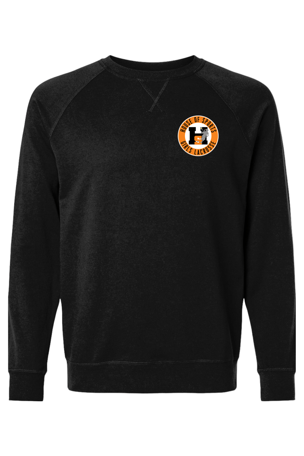 House of Sports LC Adult Heavyweight Raglan Long Sleeve Signature Lacrosse