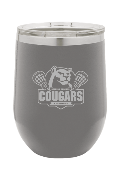 HS Cougars Insulated Wine Tumbler Signature Lacrosse