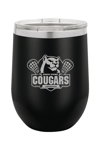 HS Cougars Insulated Wine Tumbler Signature Lacrosse