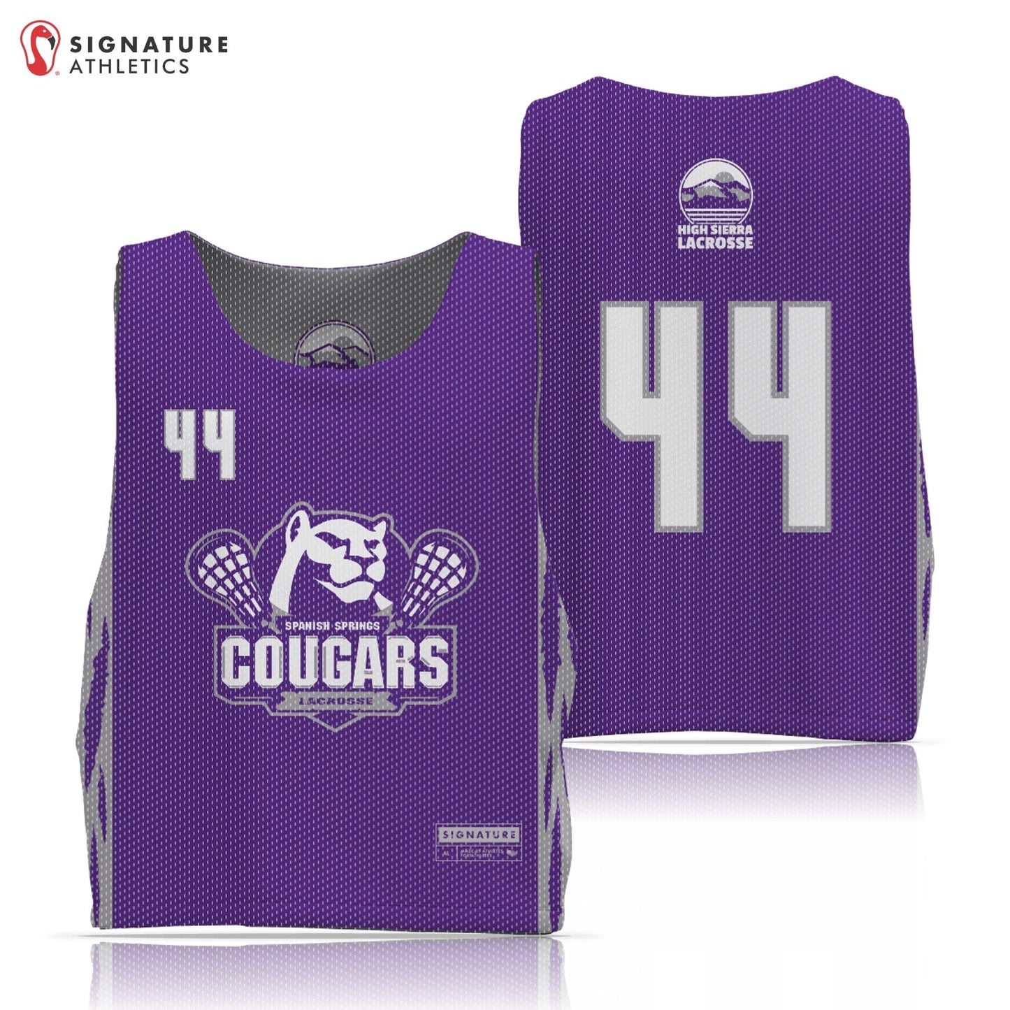 HS Cougars Men's 2 Piece Player Package Signature Lacrosse