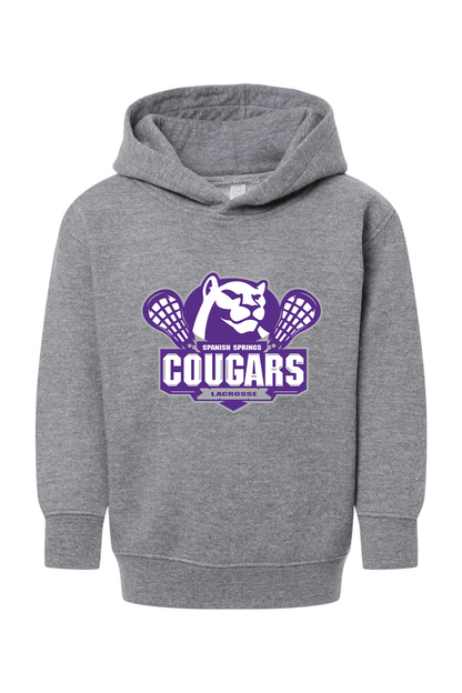HS Cougars Toddler Fleece Hoodie Signature Lacrosse