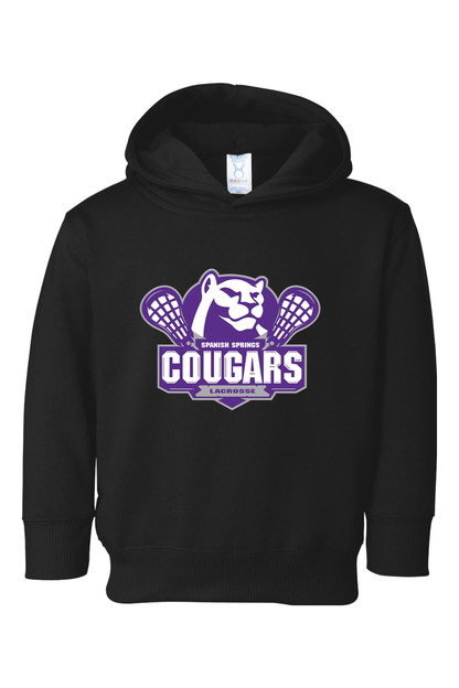 HS Cougars Toddler Fleece Hoodie Signature Lacrosse