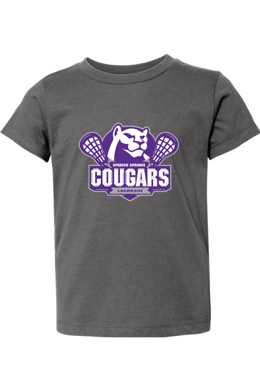 HS Cougars Toddler T-Shirt Signature Lacrosse