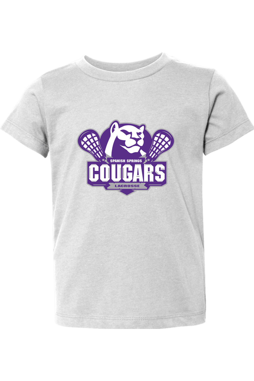 HS Cougars Toddler T-Shirt Signature Lacrosse