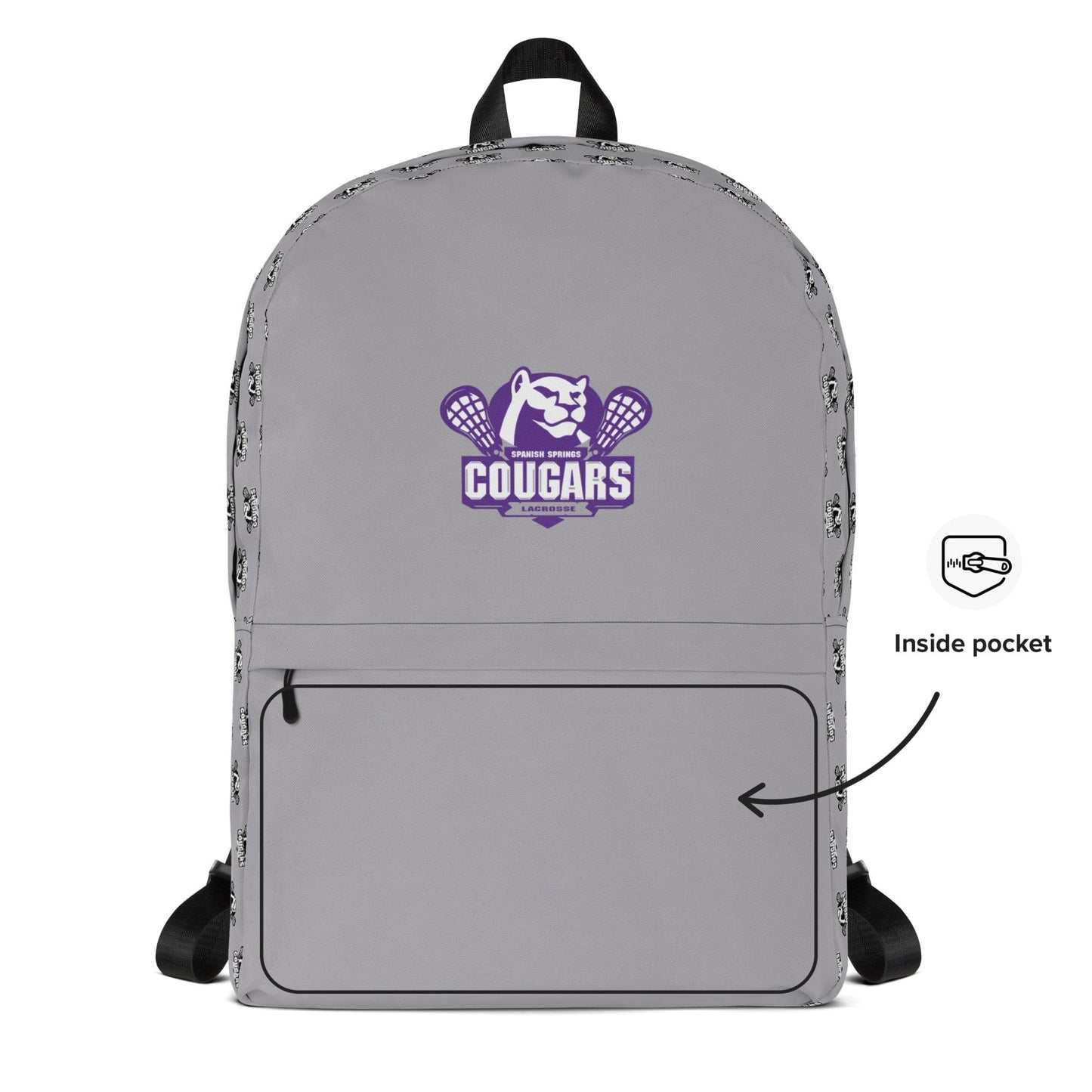HS Cougars Travel Backpack Signature Lacrosse