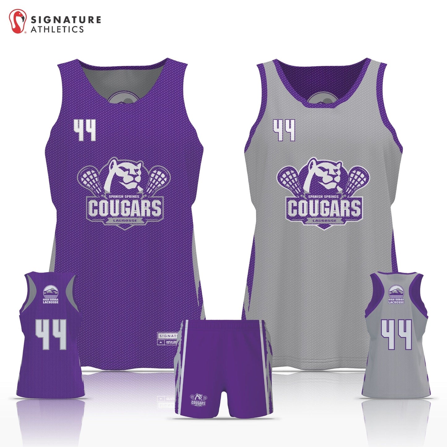 HS Cougars Women's 2 Piece Player Package Signature Lacrosse