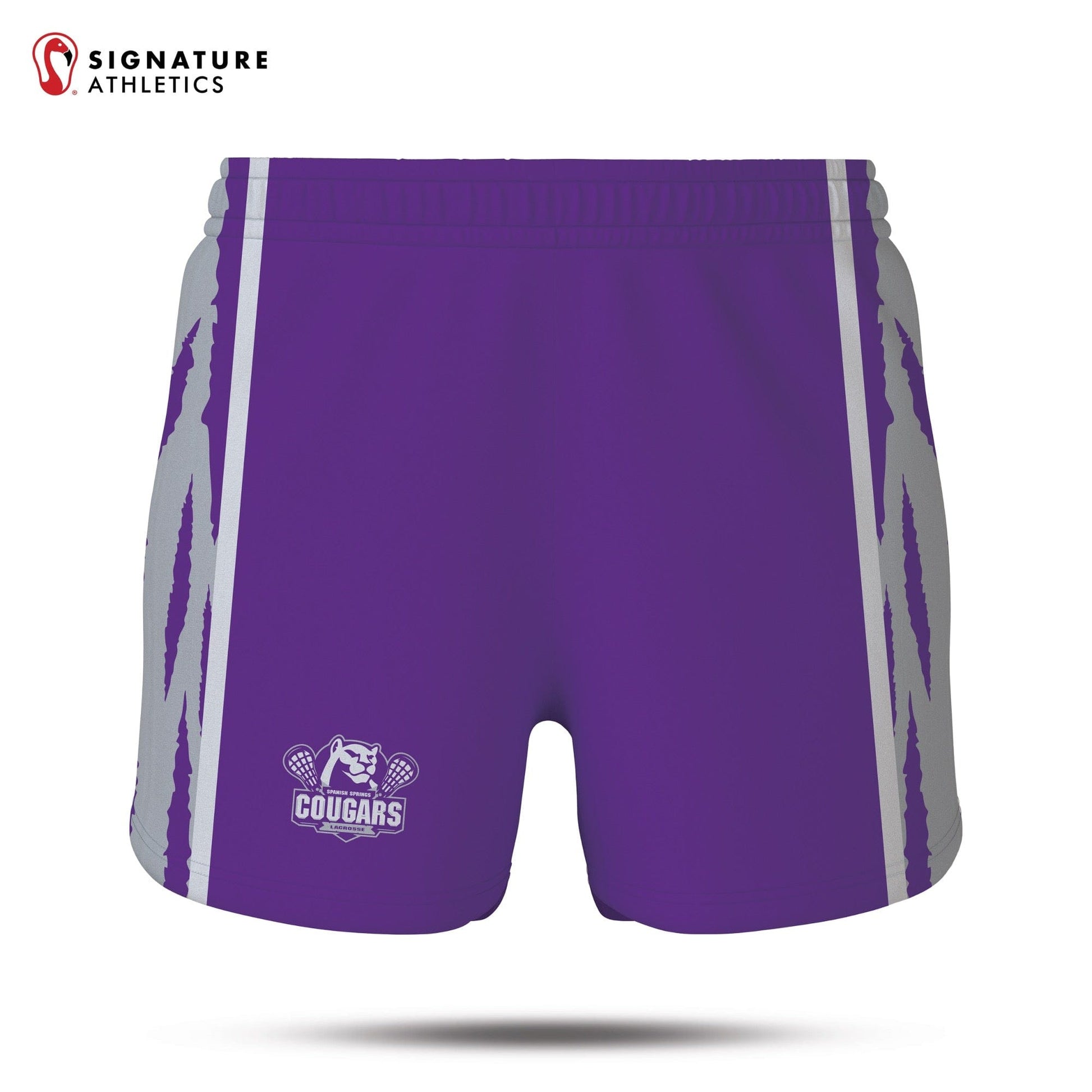 HS Cougars Women's Game Shorts Signature Lacrosse