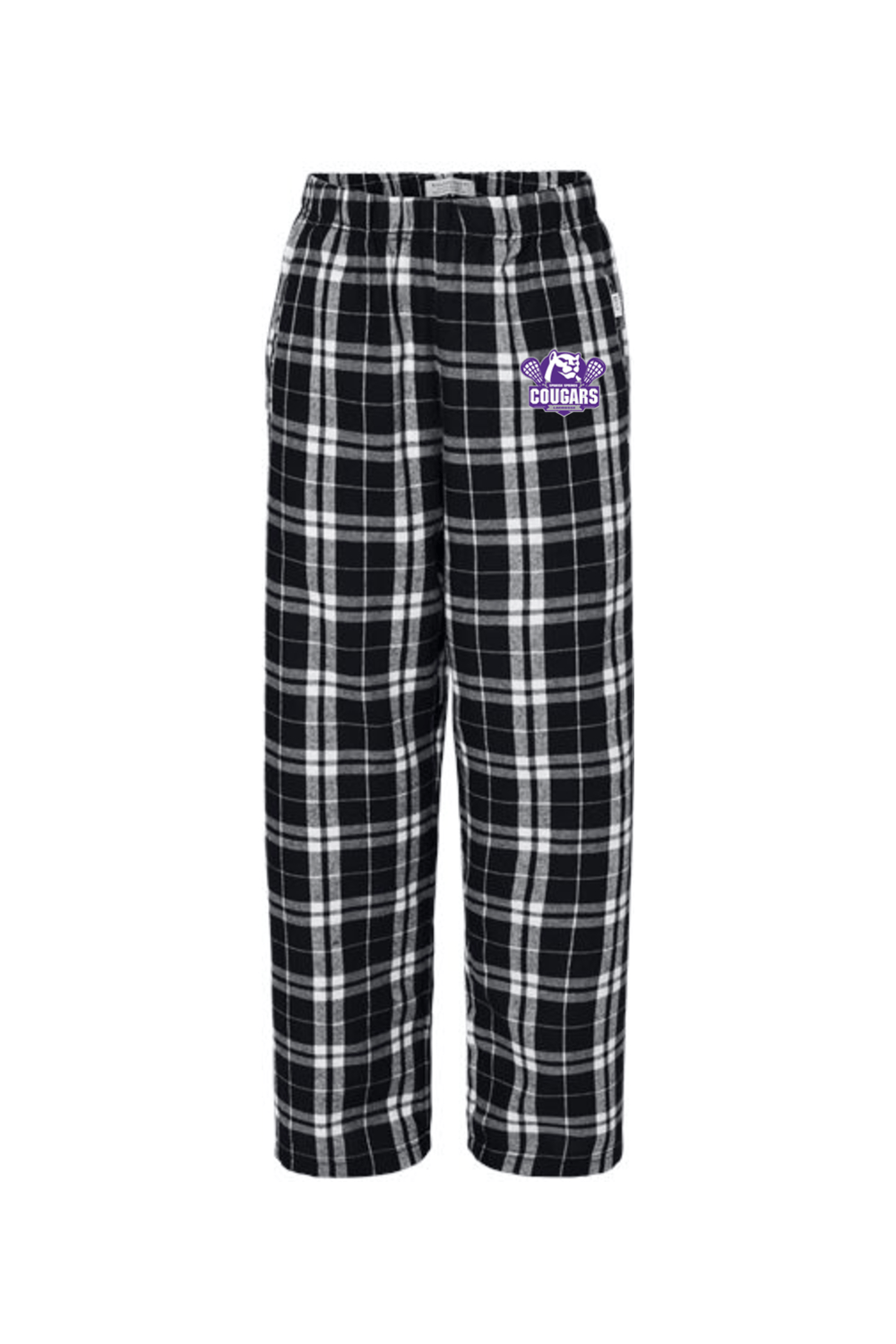 HS Cougars Youth Flannel Pants Signature Lacrosse