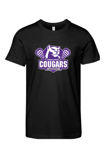 HS Cougars Youth Lifestyle T-Shirt Signature Lacrosse