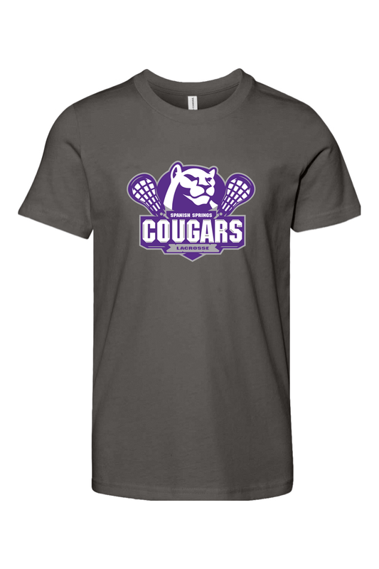 HS Cougars Youth Lifestyle T-Shirt Signature Lacrosse