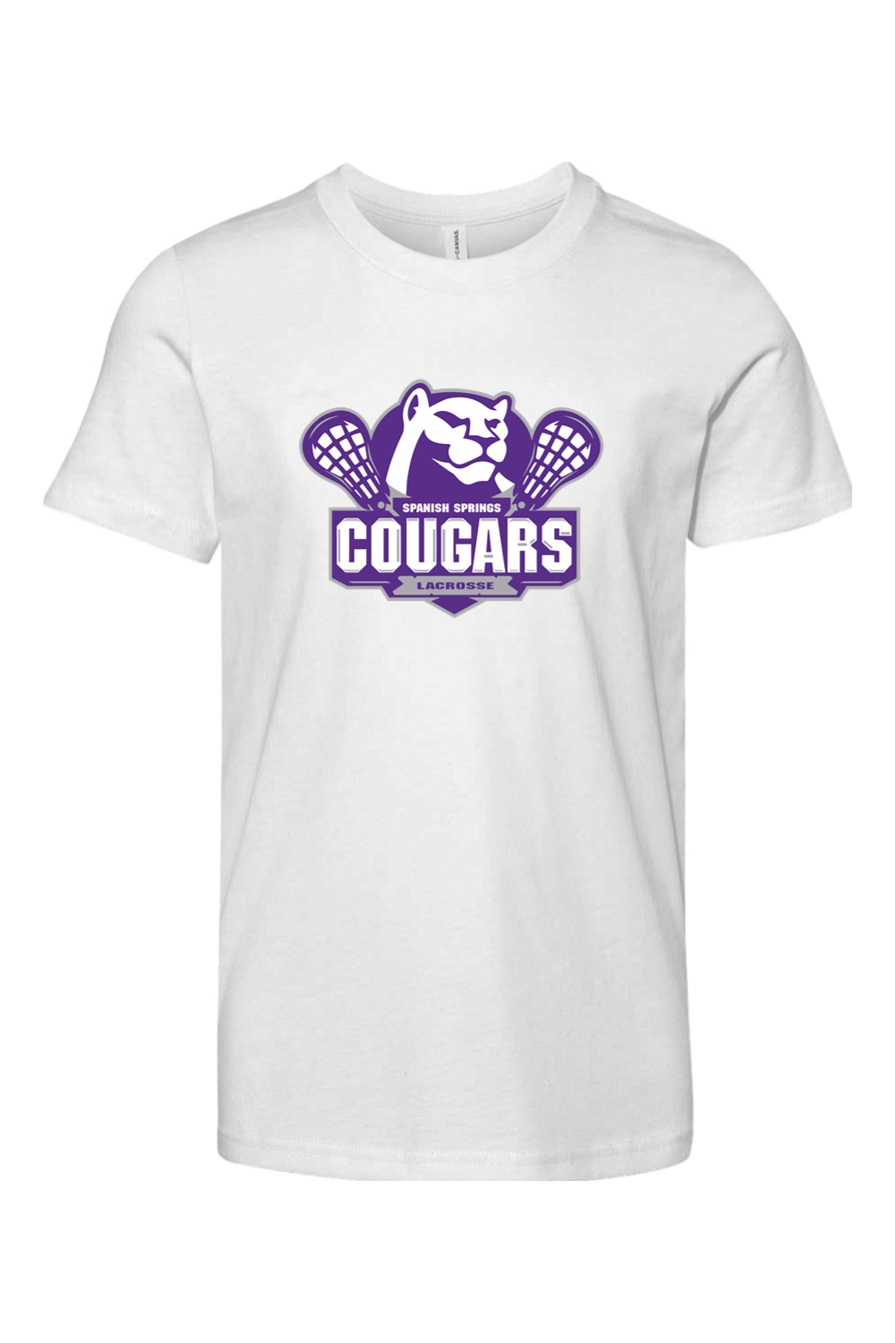 HS Cougars Youth Lifestyle T-Shirt Signature Lacrosse