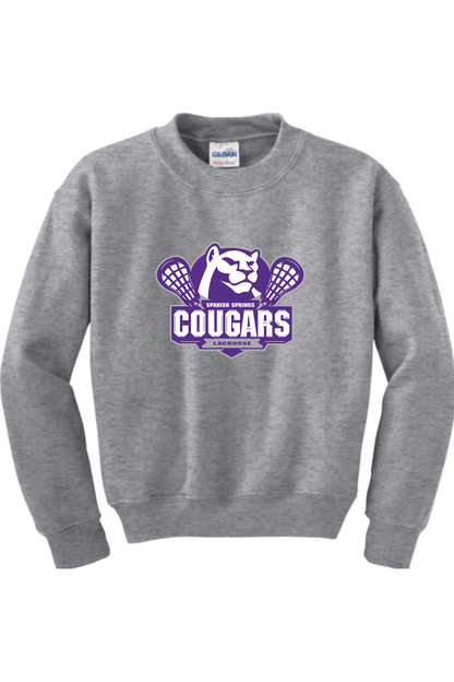 HS Cougars Youth Sweatshirt Signature Lacrosse