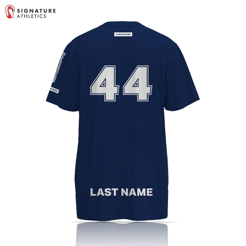 HS Nevada Custom Short Sleeve Player Tech Tee: Nevada Lacrosse Signature Lacrosse