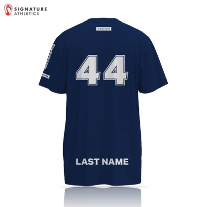 HS Nevada Custom Short Sleeve Player Tech Tee: Nevada Lacrosse Signature Lacrosse