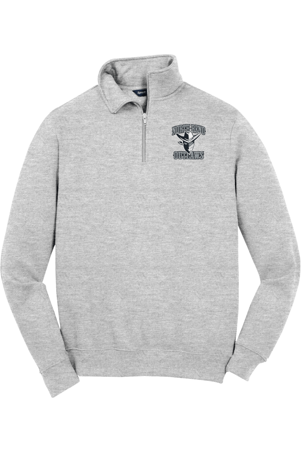 HS Outlaws Adult Embroidered Quarter-Zip Pullover Signature Lacrosse