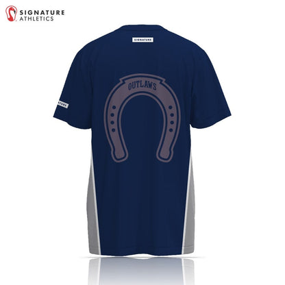HS Outlaws Men's Short Sleeve Player Tech Tee: North Reno Signature Lacrosse