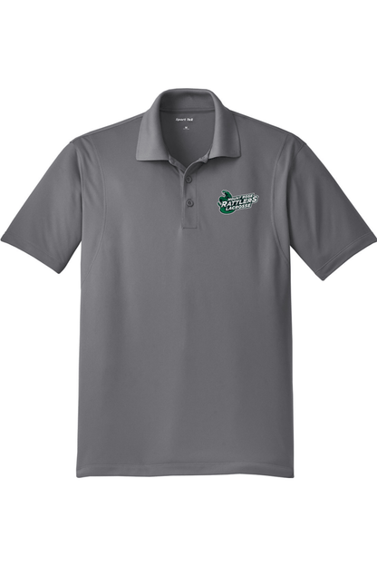 HS Rattlers Adult Embroidered Athletic Polo Signature Lacrosse