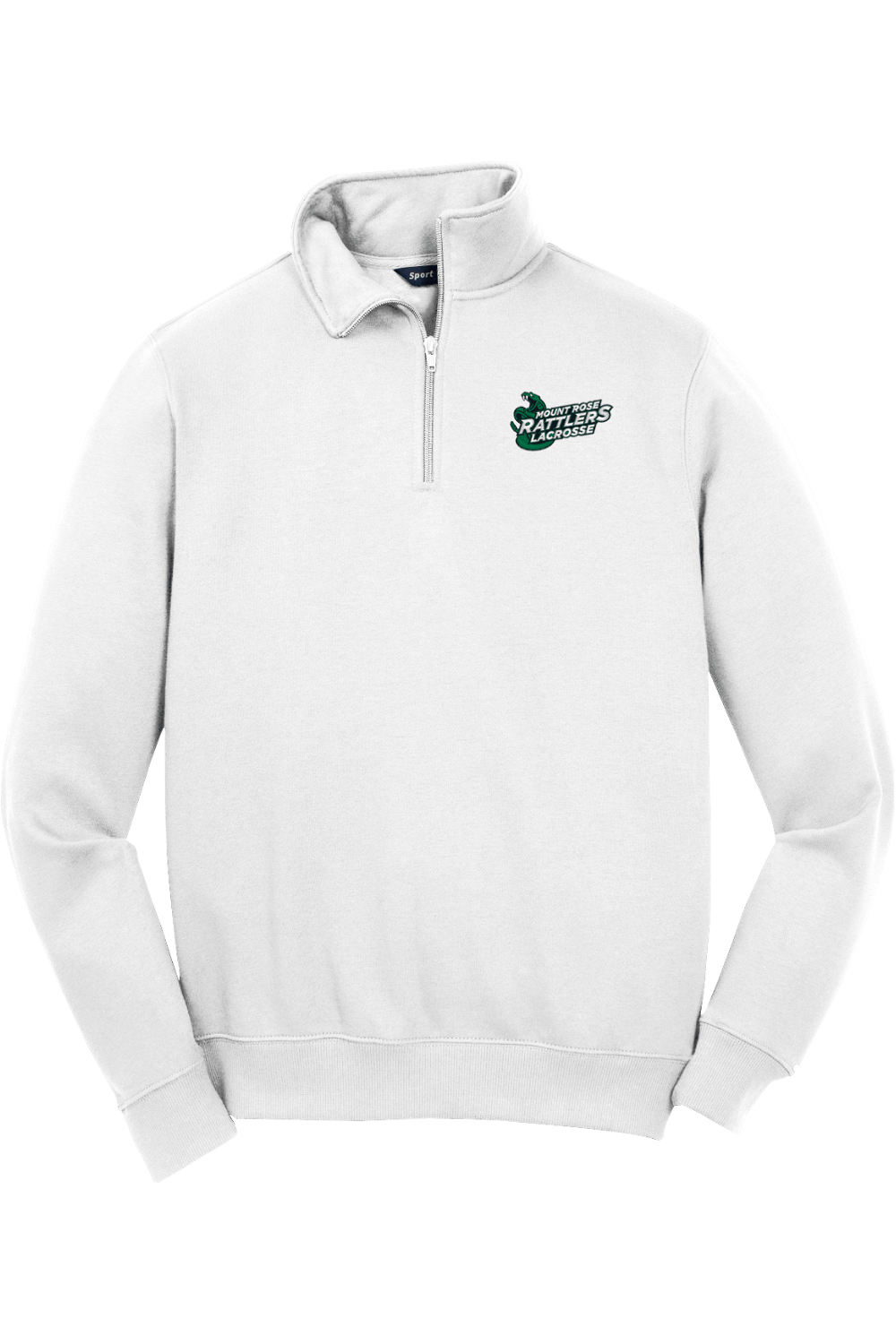 HS Rattlers Adult Embroidered Quarter-Zip Pullover Signature Lacrosse