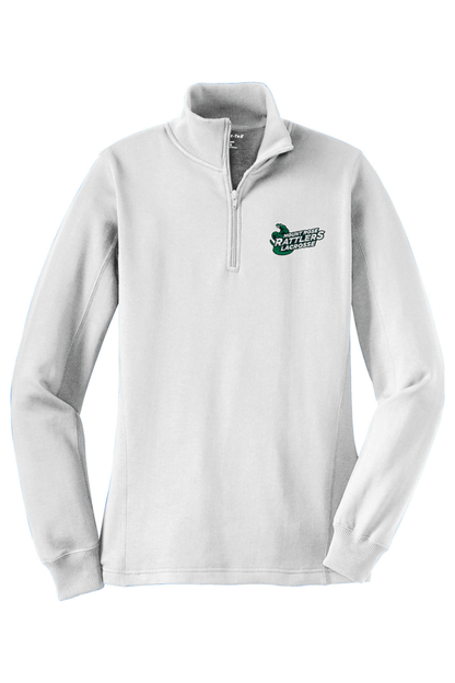 HS Rattlers Adult Women's Embroidered Quarter-Zip Pullover Signature Lacrosse