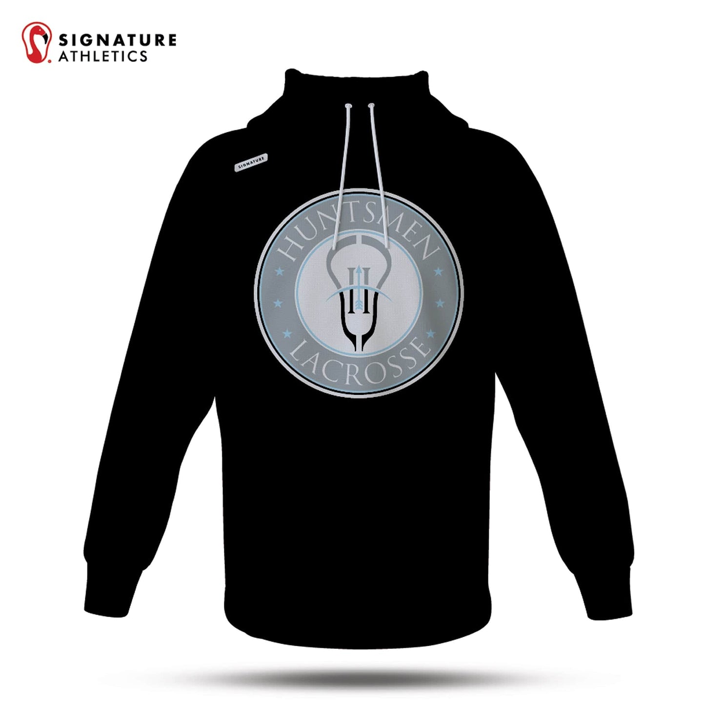 Huntsmen Lacrosse Men's Pro Dye Sub Scuba Hoodie: Huntsman Signature Lacrosse