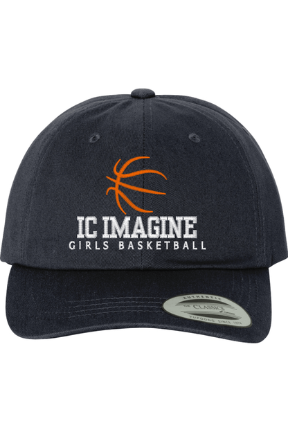 IC Imagine Girls Basketball Embroidered Dad Hat Signature Lacrosse