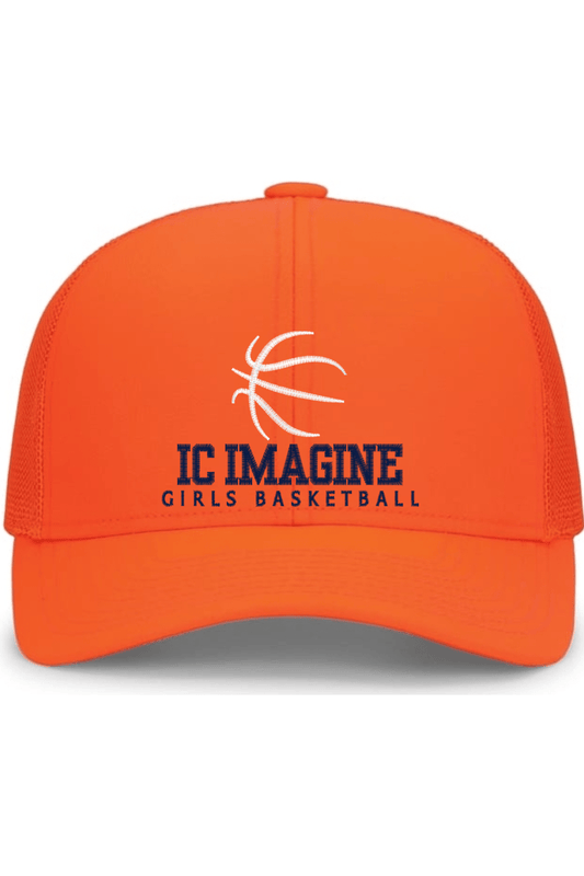 IC Imagine Girls Basketball Embroidered Trucker Hat Signature Lacrosse