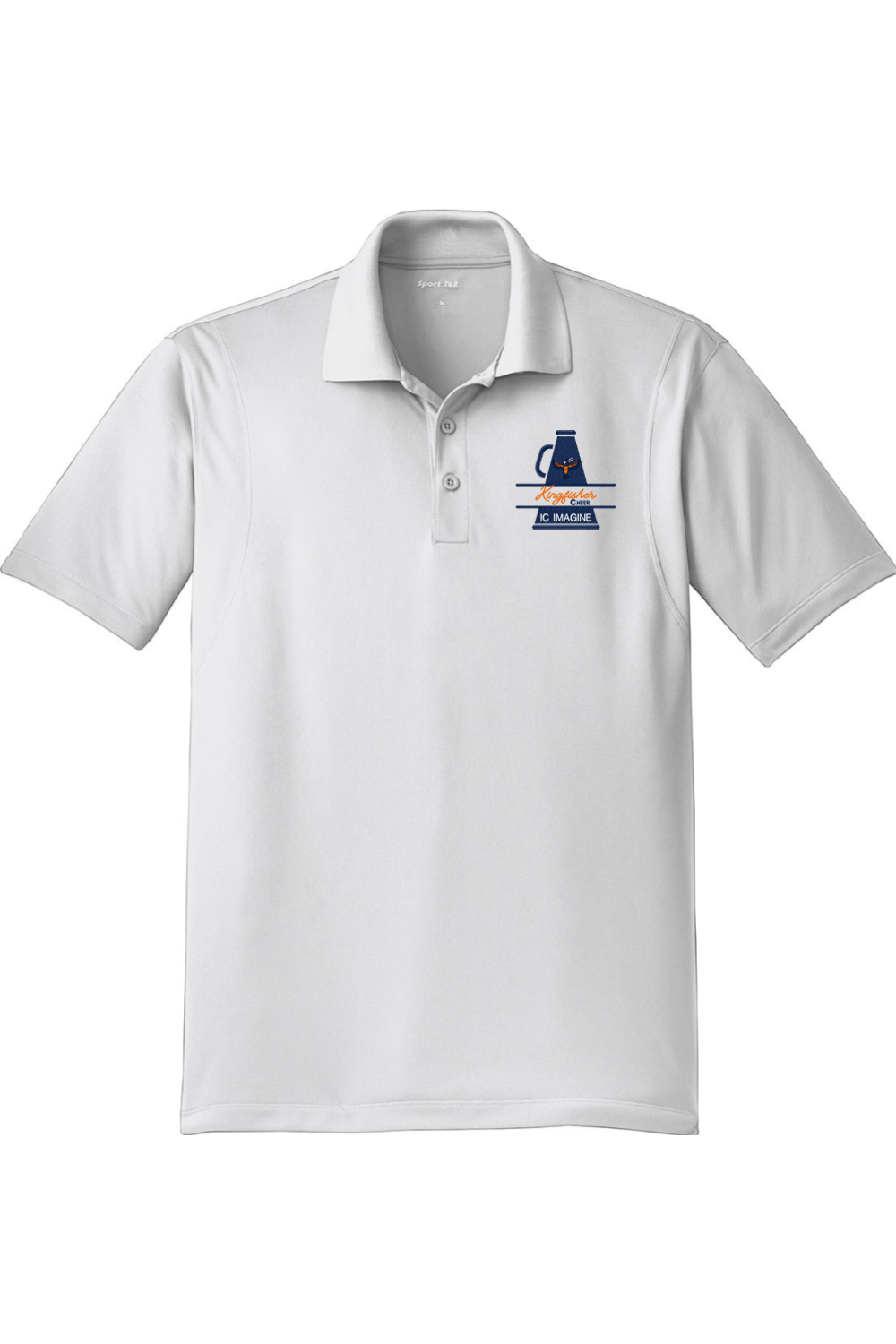 IC Imagine Kingfisher Cheer Adult Embroidered Athletic Polo Signature Lacrosse