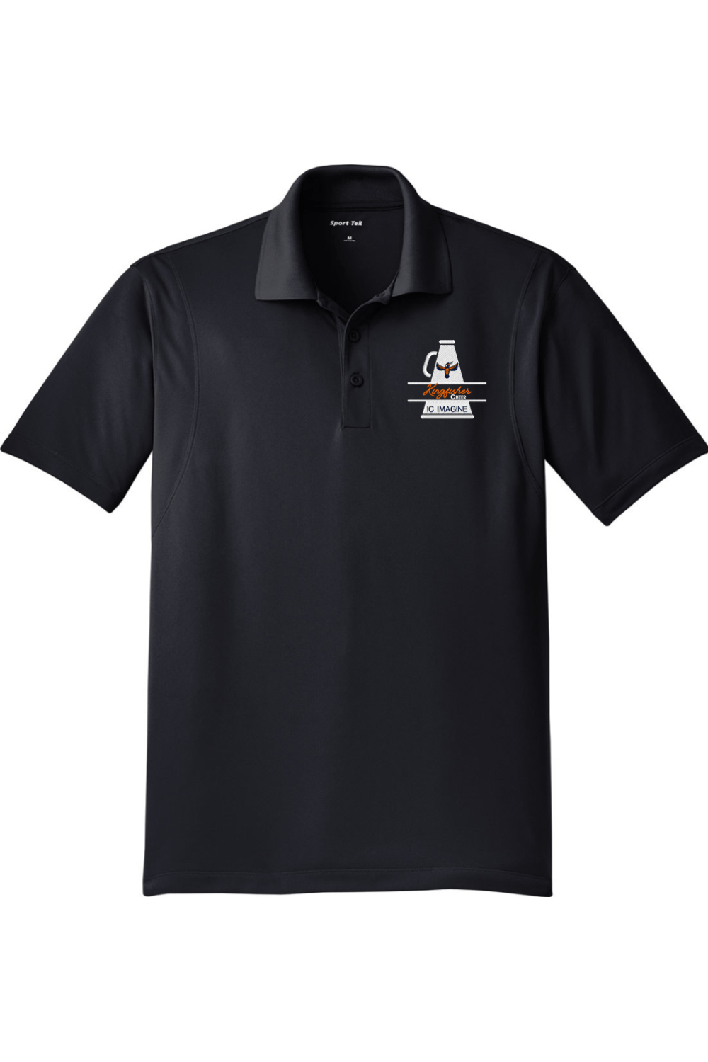 IC Imagine Kingfisher Cheer Adult Embroidered Athletic Polo Signature Lacrosse
