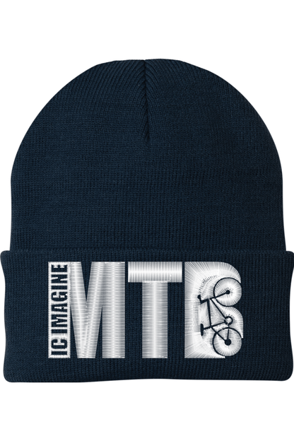 IC Imagine Mountain Biking Port & Company Knit Cap Signature Lacrosse