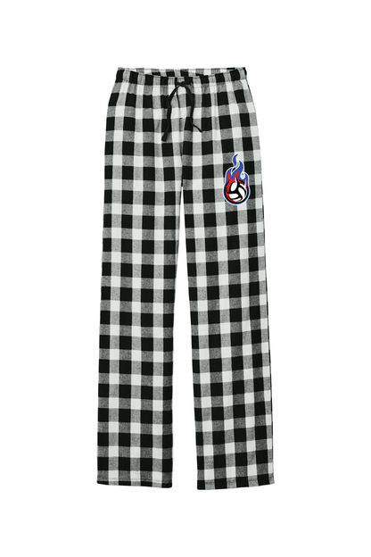 Ignite Volleyball Club Adult Women's Flannel Plaid Pants Signature Lacrosse