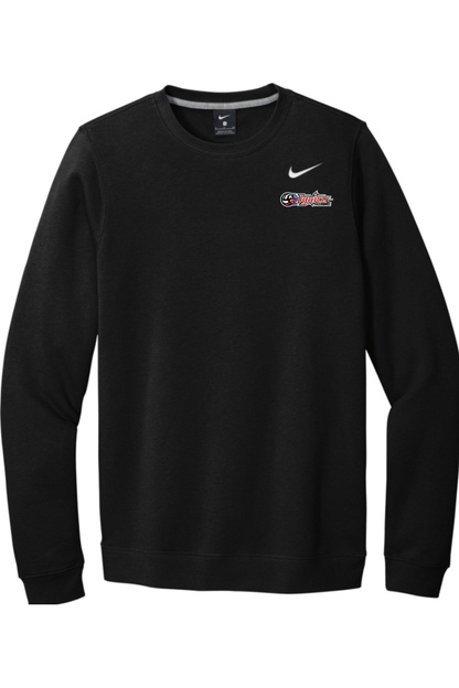 Ignite Volleyball Club Embroidered Nike Club Fleece Crew Signature Lacrosse