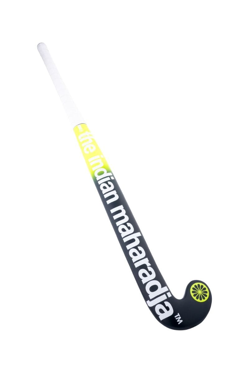 INDOOR Indian Maharadja Mid Bow 10% Carbon Indoor Field Hockey Stick Signature Lacrosse