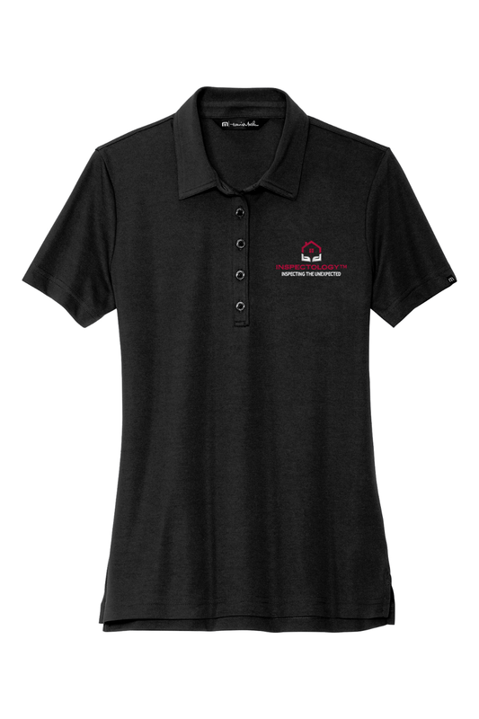 Inspectology Women's Embroidered Travis Mathew Ladies Oceanside Solid Polo Signature Lacrosse