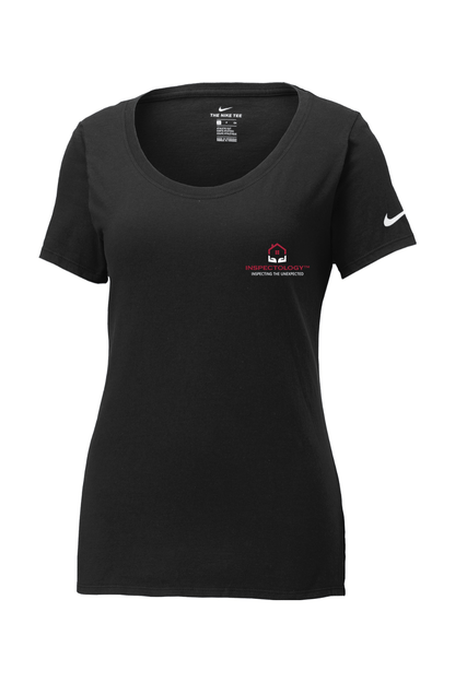 Inspectology Women's Nike Core Cotton Scoop Neck Tee Signature Lacrosse
