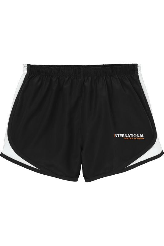 International Soccer Academy Adult Athletic Women's Shorts Signature Lacrosse