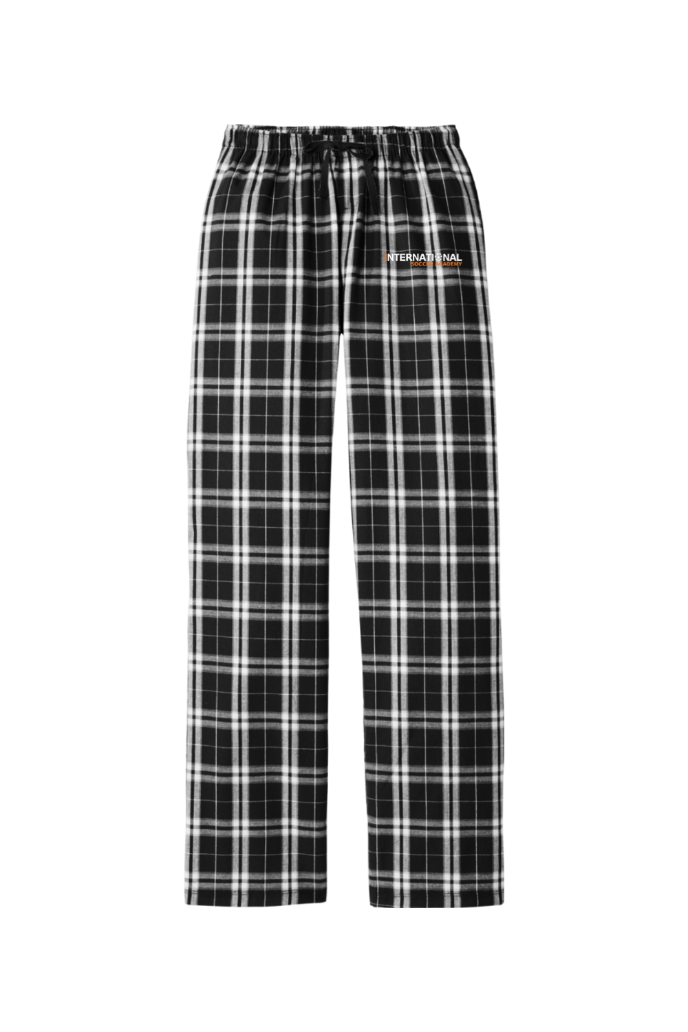 International Soccer Academy Adult Women's Flannel Plaid Pants Signature Lacrosse