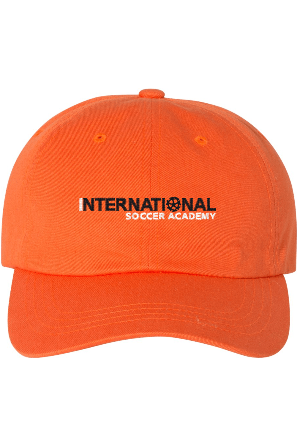 International Soccer Academy Embroidered Dad Hat Signature Lacrosse