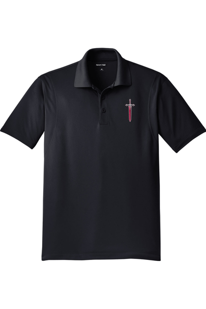 Invictus Lacrosse Adult Embroidered Athletic Polo Signature Lacrosse