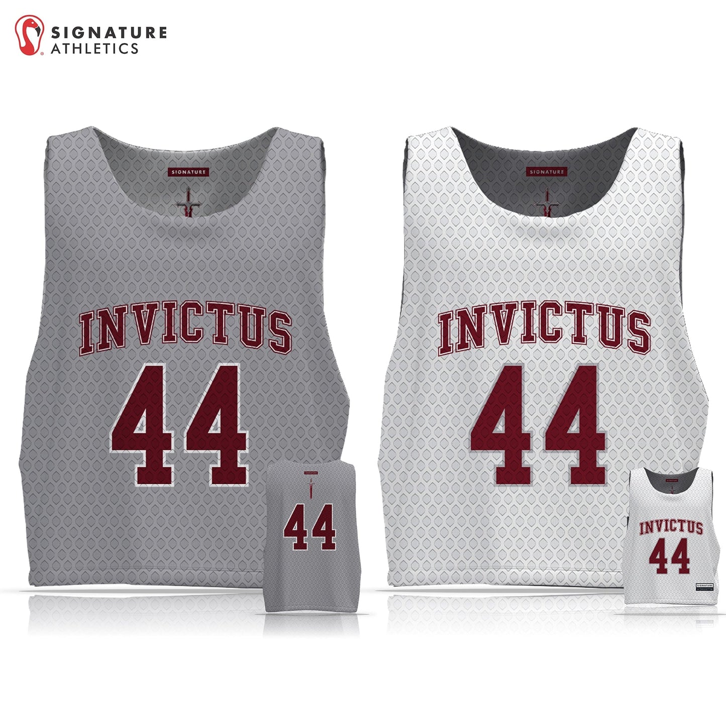 Invictus Lacrosse Men's Basic Rec Squad Tournament Pinnie: Rec Squad Signature Lacrosse