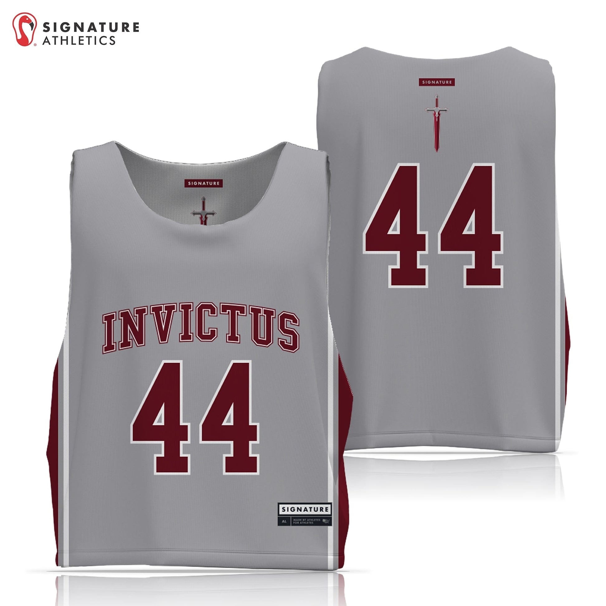 Invictus Lacrosse Men's Reversible Practice Squad Pinnie Signature Lacrosse