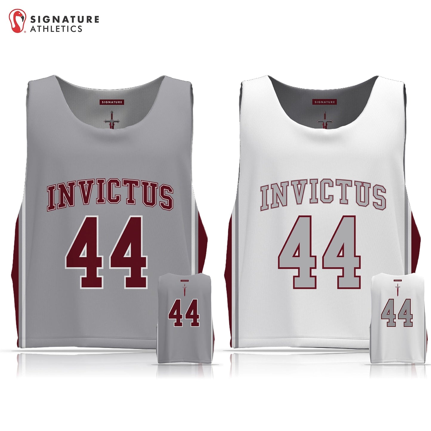 Invictus Lacrosse Men's Reversible Practice Squad Pinnie Signature Lacrosse