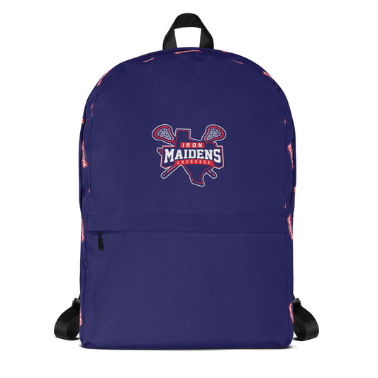 Iron Maidens Lacrosse Travel Backpack Signature Lacrosse