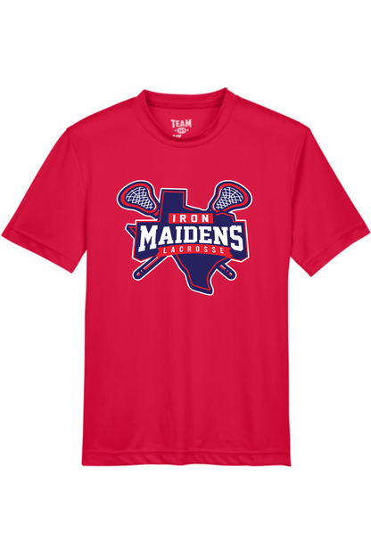 Iron Maidens Lacrosse Youth Athletic T-Shirt Signature Lacrosse