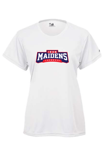 Iron Maidens Lacrosse Youth Girl's Athletic T-Shirt Signature Lacrosse