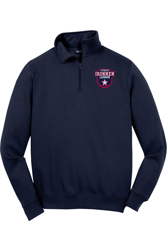 Ironmen Lacrosse Adult Embroidered Quarter-Zip Pullover Signature Lacrosse