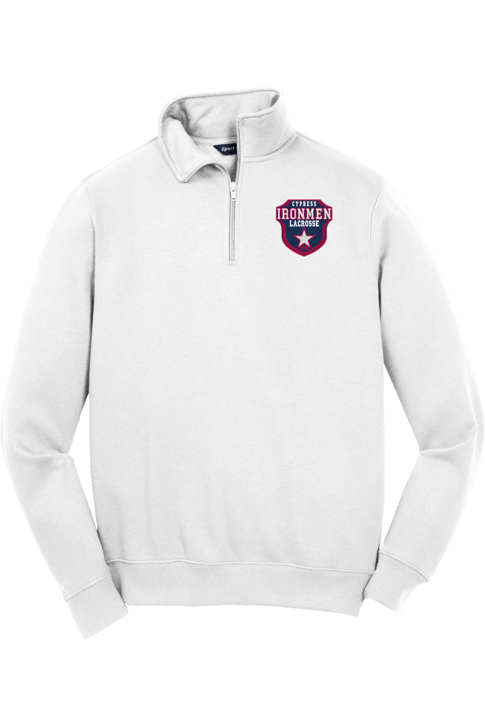 Ironmen Lacrosse Adult Embroidered Quarter-Zip Pullover Signature Lacrosse