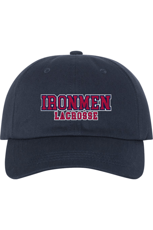 Ironmen Lacrosse Embroidered Dad Hat Signature Lacrosse