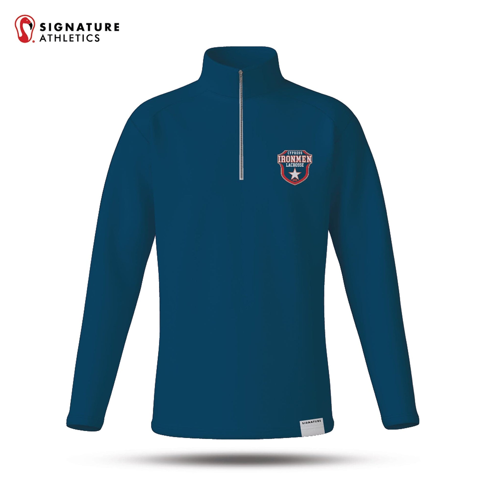 Ironmen Lacrosse Men's Player Quarter Zip: Ironmen Signature Lacrosse