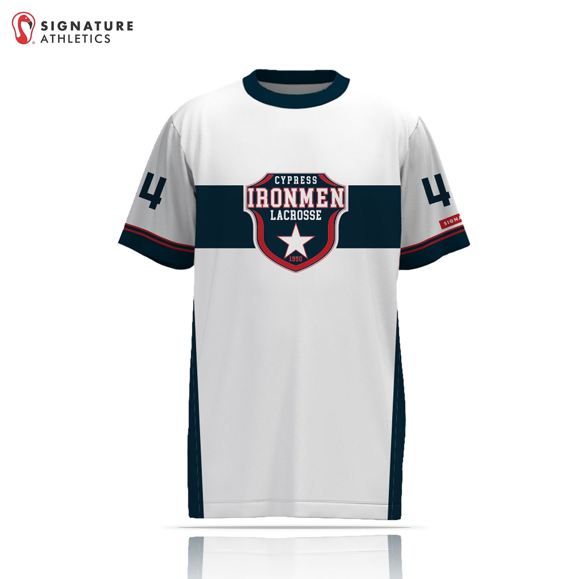 Ironmen Lacrosse Men's Player Short Sleeve Tech Tee: Ironmen Signature Lacrosse